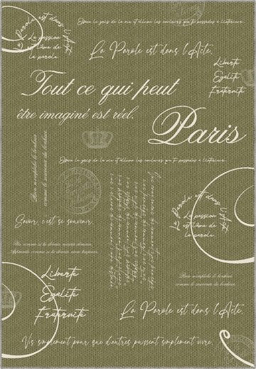 Emeric Sage Document Rug