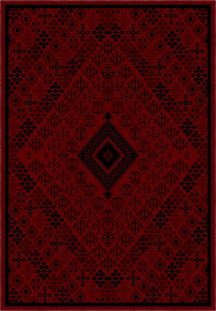 Burgundy persian rug