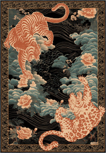 Akira Japanese Tiger Rug