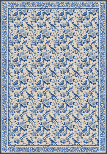 Isolde Blue Farmhouse Rug