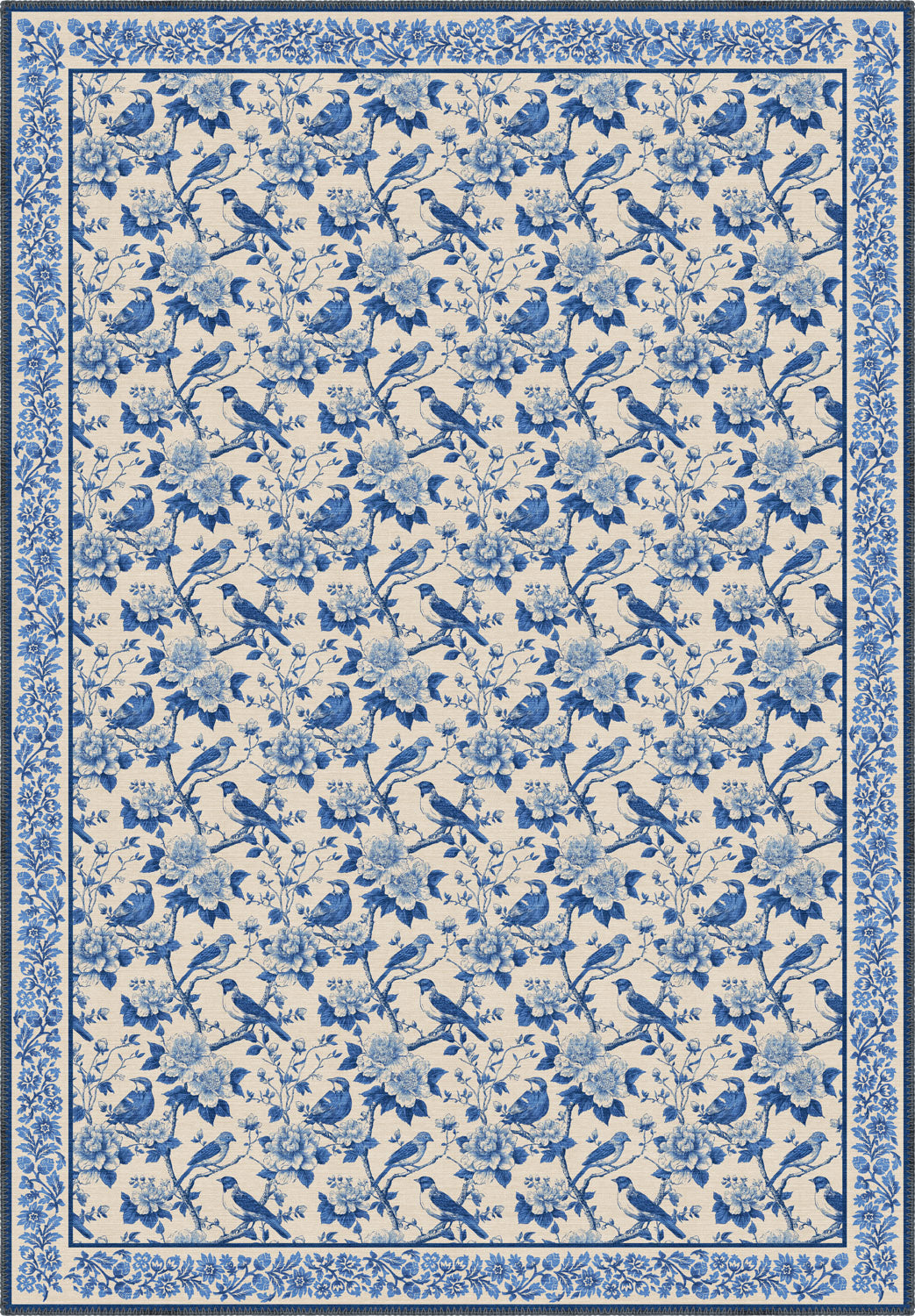 Isolde Blue Farmhouse Rug