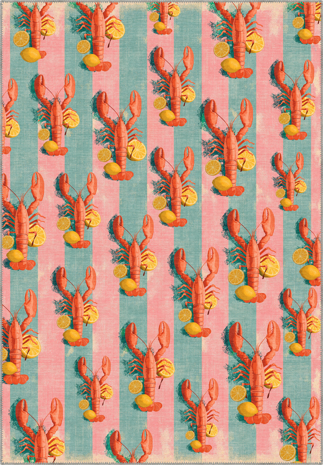 Remy Lobster Summer Rug