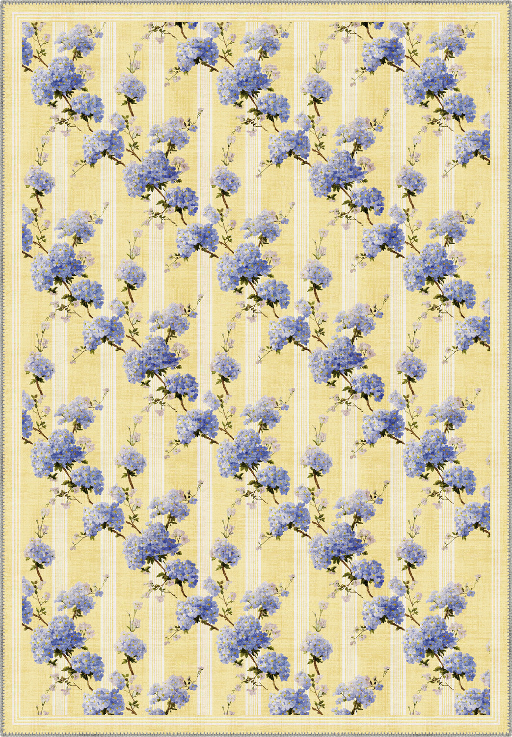 Floral french country rug.
