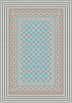 Eclectic pastel rug
