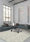 Vincent Geometric Soft Green Rug