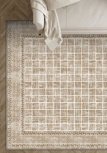 Vincent Geometric Sand Rug