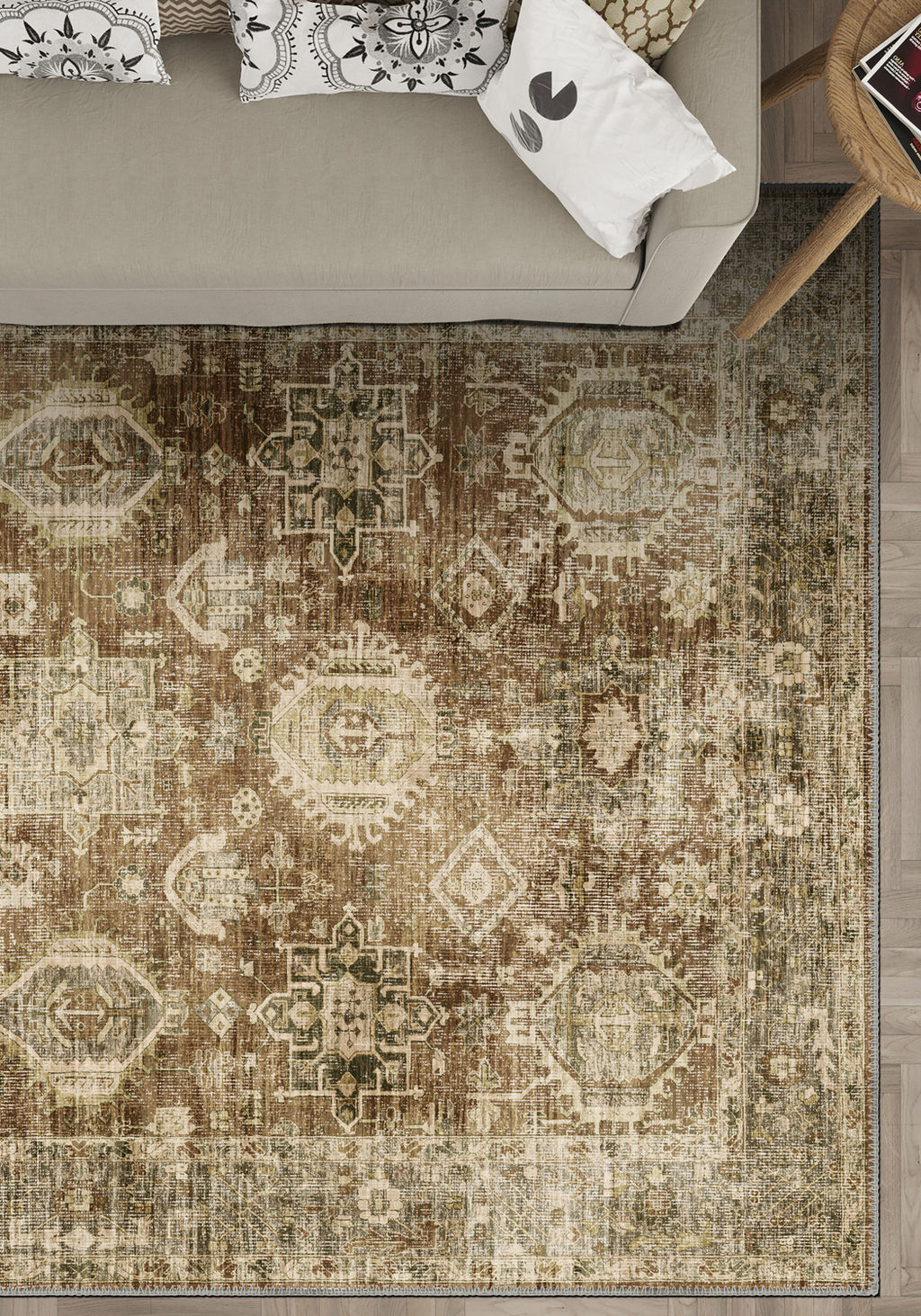 Roven Vintage Oushak Rug
