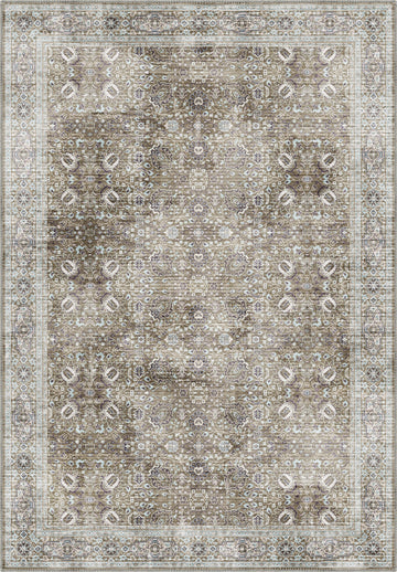 Dorothy Light Brown Farmhouse Rug