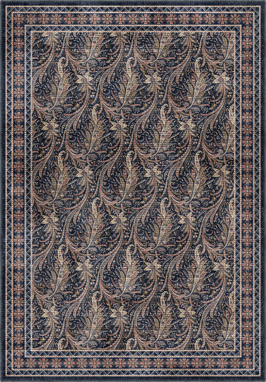 Rosmira Floral Paisley Rug