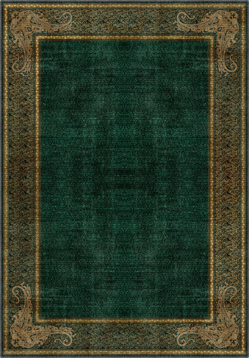 Sultana Green Victorian Rug
