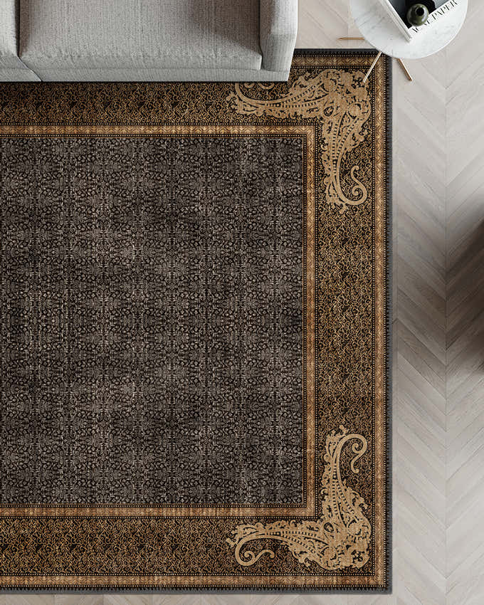 Sultana Brown Victorian Rug