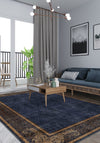 Sultana Navy Victorian Rug