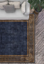 Sultana Navy Victorian Rug