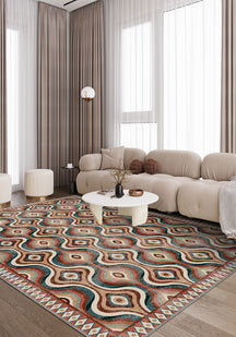 Solara Colorful Retro Rug