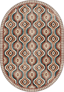 Solara Colorful Retro Rug