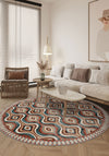 Solara Colorful Retro Rug