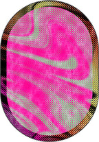 Neonique Pink Pop Art Rug