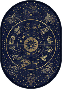 Vega Navy Zodiac Rug