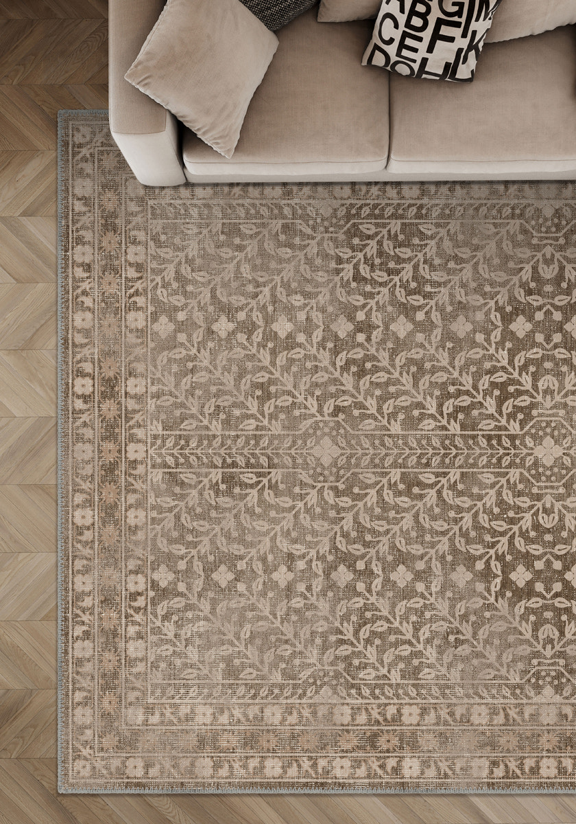 Linnea Taupe Vintage Rug