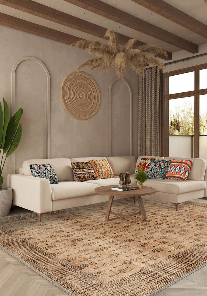 Linnea Warm Farmhouse Rug