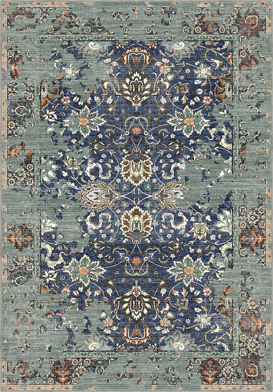 Sorelle Blue Distressed Rug
