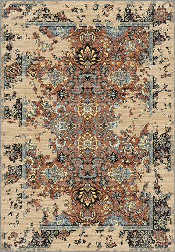 Sorelle Terracotta Distressed Rug