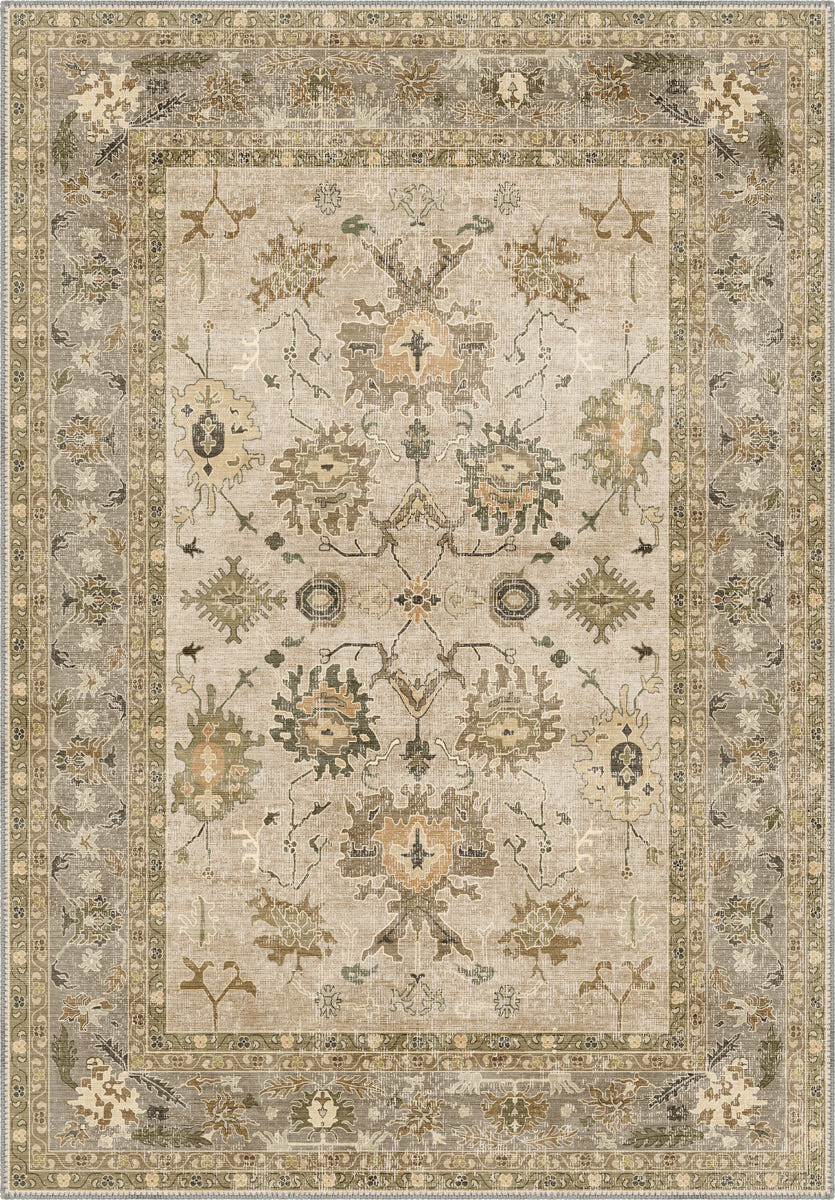 Alara Beige Oushak Rug