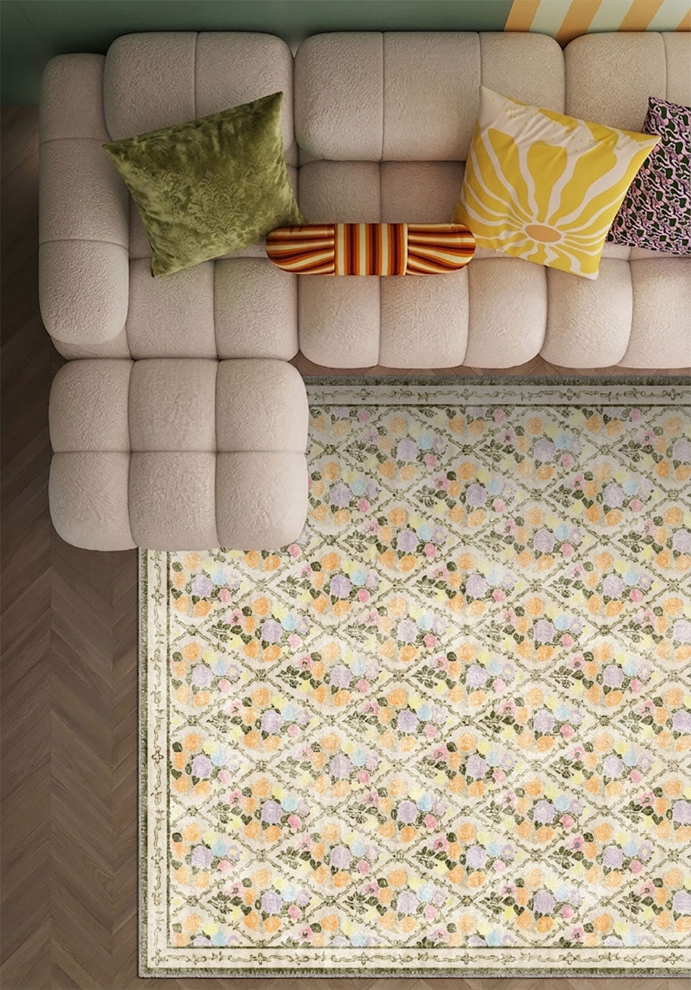 Willow Ivory French Country Rug