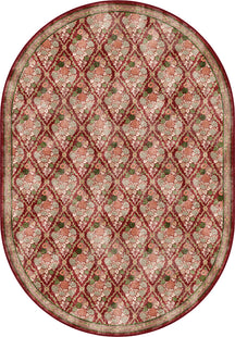 Willow Floral Burgundy Rug