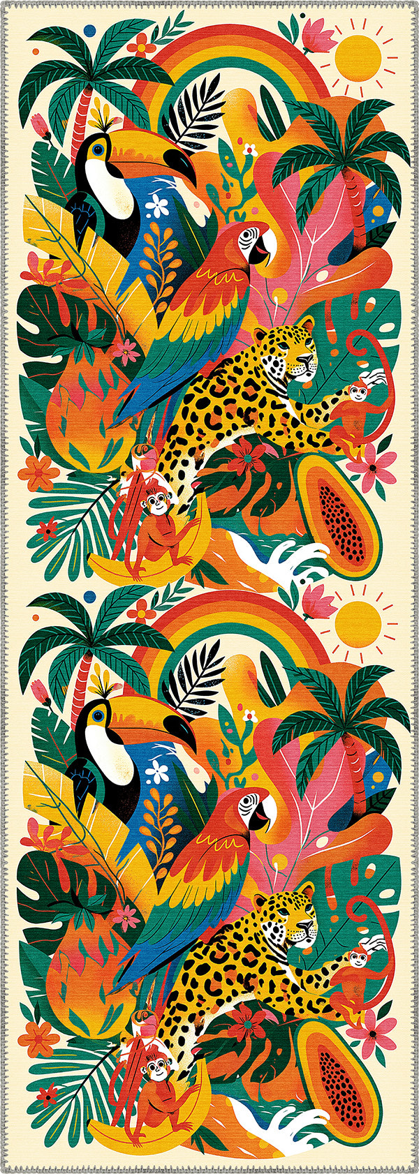 Amazonia Brazilian Tropical Rug