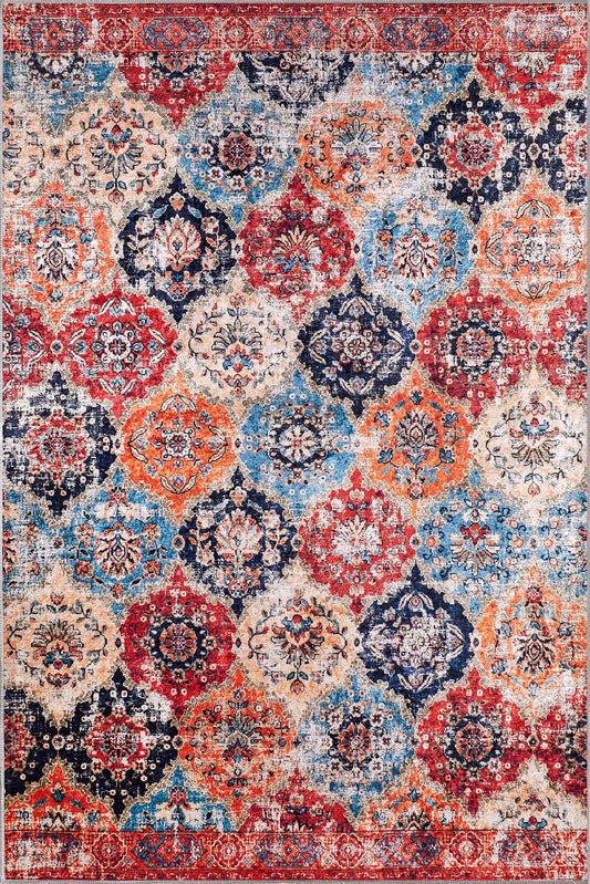 Maria Colourful Vintage Rug