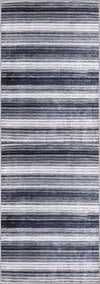 Jessamine Black and White Striped Rug