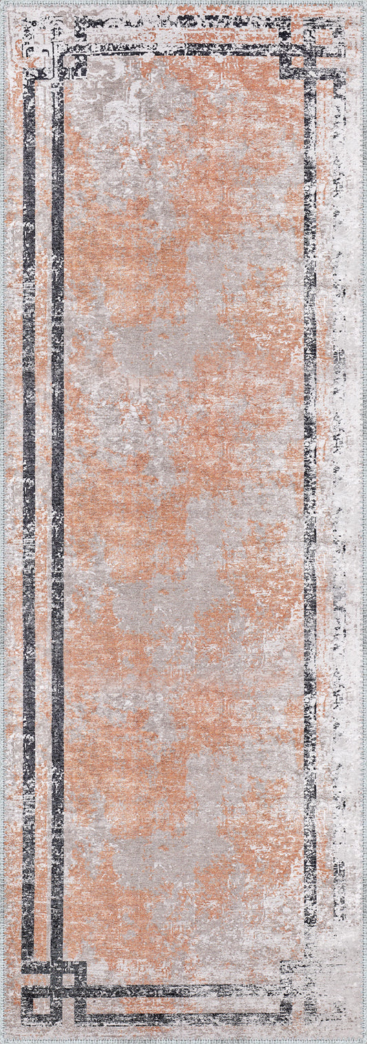 Ayden Modern Orange Rug