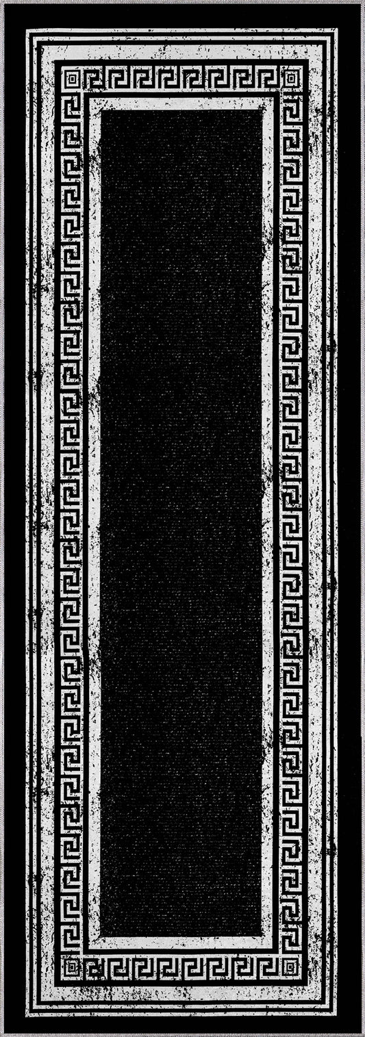 Maris Black and White Rug