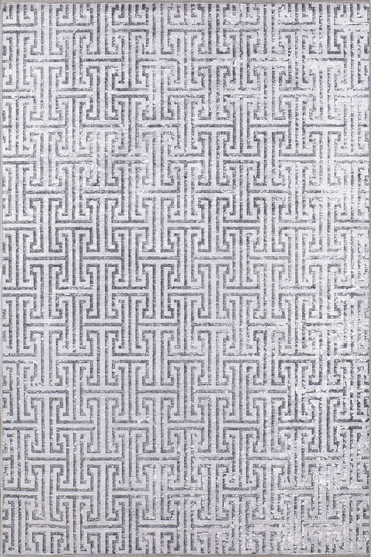 Addison Modern Silver Rug