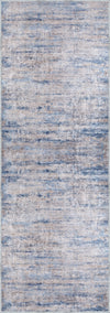 Gabriella Blue Abstract Washable Rug