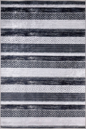 Vesper Striped Washable Rug