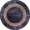 Liam Bordered Anthracite Rug