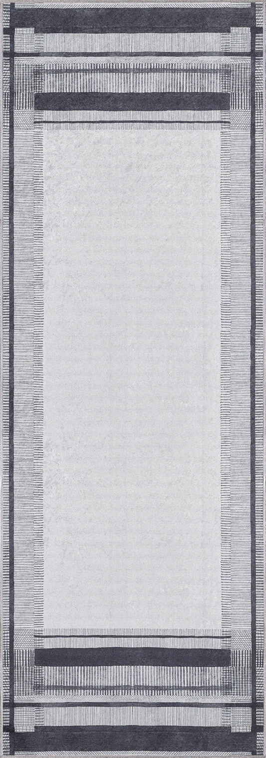 Levi Bordered Washable Rug