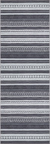 Judith Black and White Kilim Rug