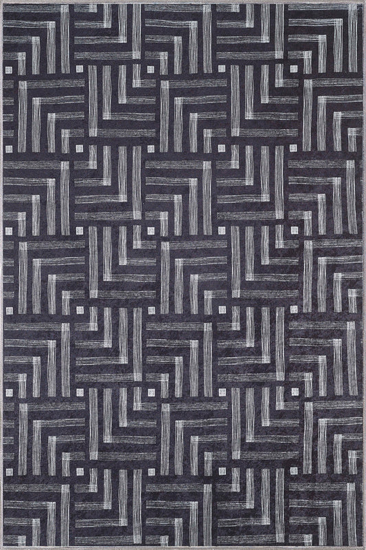 Melisande Geometric Washable Rug