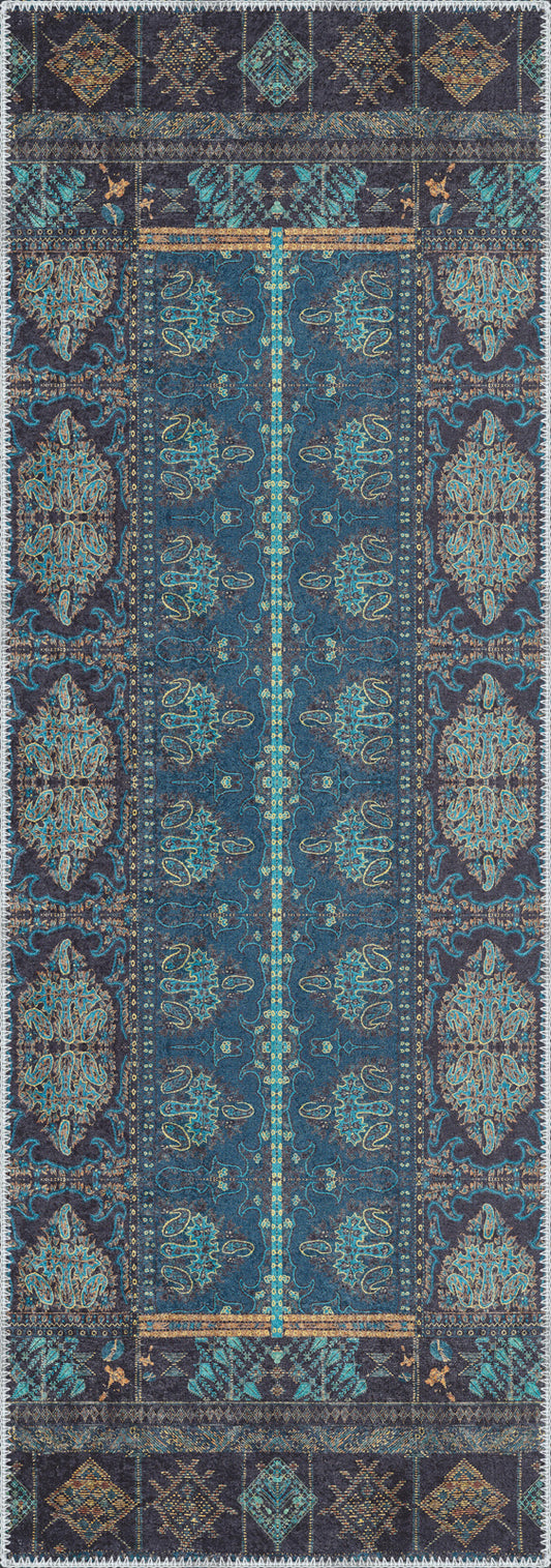 Andrew Blue Vintage Rug