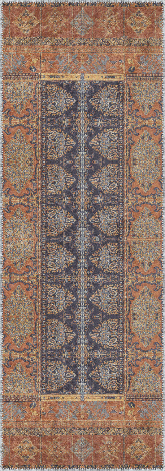 Andrew Orange Vintage Rug