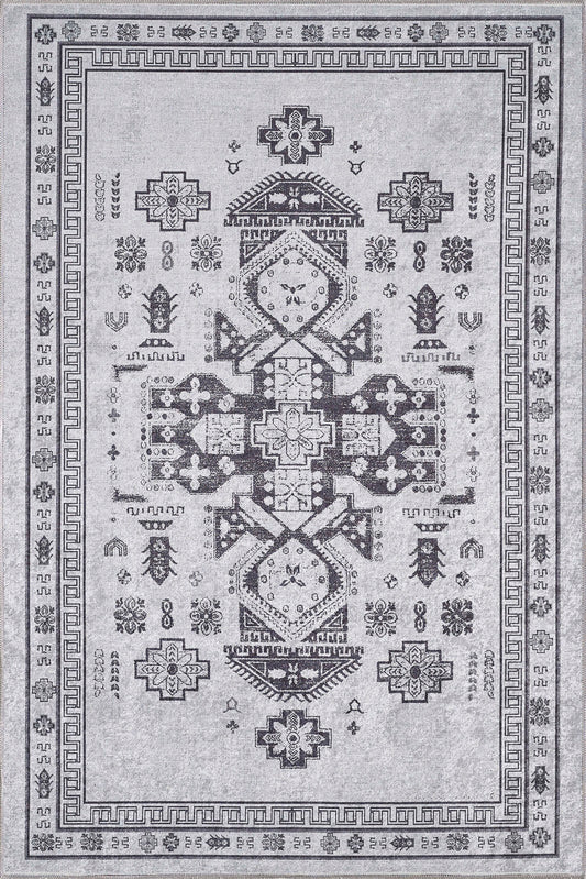 Romilly Grey Persian Rug