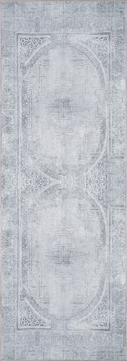 Dorian Grey Medallion Rug