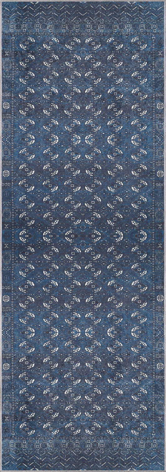 Kael Blue Washable Rug