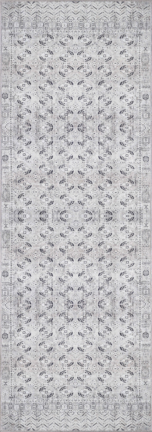 Kael Washable Silver Rug