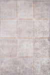 Gawain Beige Checkered Rug