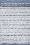 Quillon Blue Striped Rug