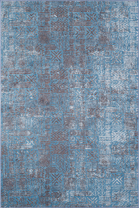 Ondara Blue Washable Rug